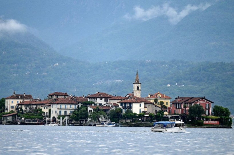 Lake Maggiore, North Italy on May 24, 2023