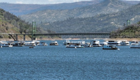 Lake Oroville in Oroville, California