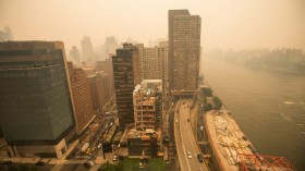 NEW YORK, NEW YORK. Greenhouse gas emissions are reported at an all-time high that could help unleash warmer temperatures and wildfires, with emissions reaching an equivalent of 54 billion tons of carbon dioxide yearly