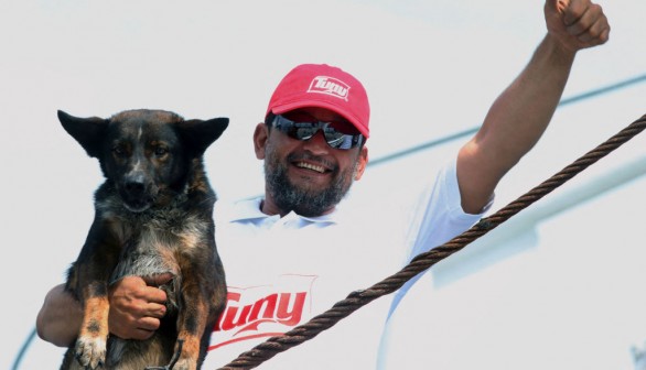 Survivor Sailor Rehomes Castaway Buddy Mexican Dog Bella Before Going Back to Sydney