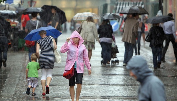 A stock photo of rains in London. 