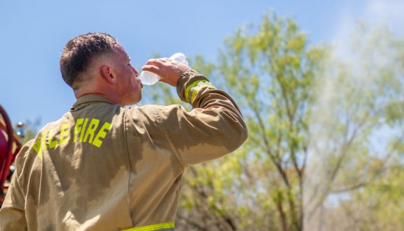 A stock photo of heatwaves in Texas in August 2023.