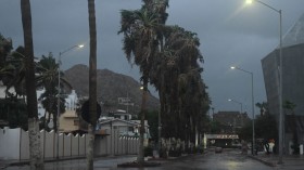 Hurricane Hilary in Baja California State, Mexico. 