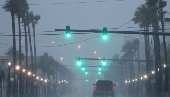 A stock photo of stormy conditions in Florida. 