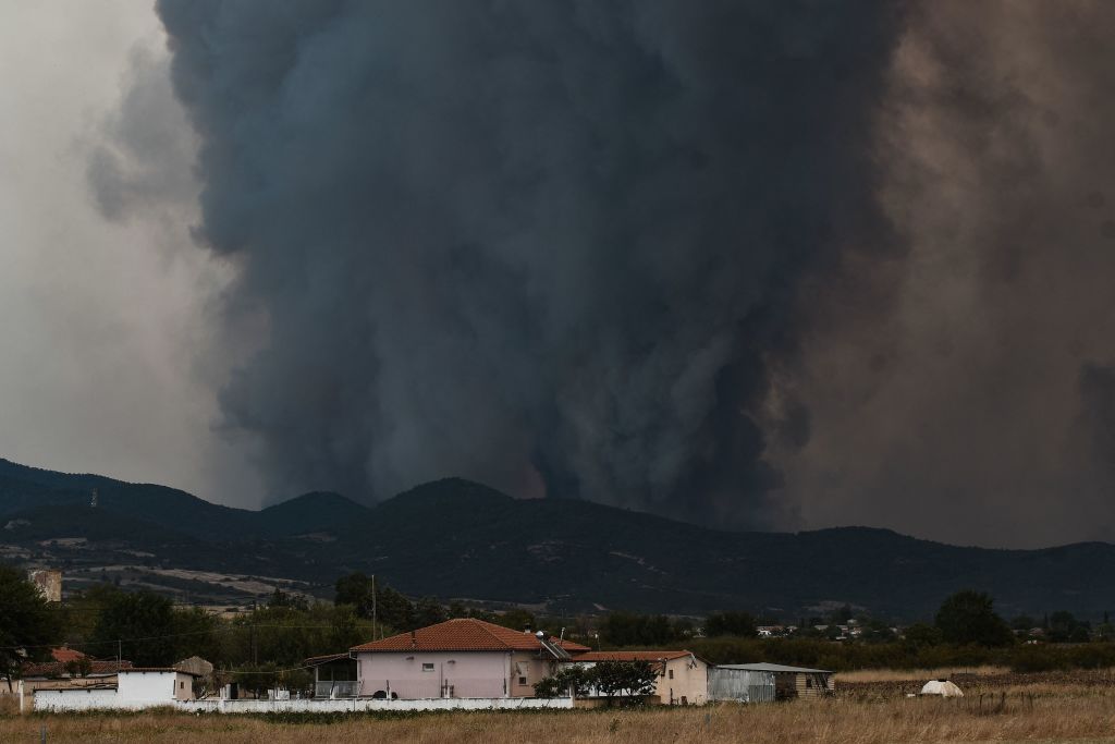 Greece's Wildfire Still Out Of Control In Northeast Dadia
National Park; 81,000 Hectares Of Land Reduced To Ashes
