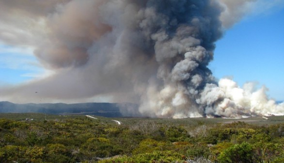 controlled fire in California