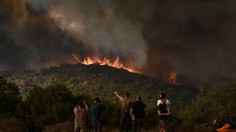 GREECE-FIRE-ENVIRONMENT-WEATHER-CLIMATE