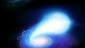 white dwarf and neutron star