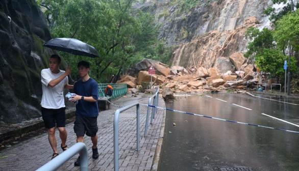Hongkong landslides 