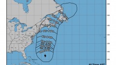 Tropical-Storm-Force Winds of Hurricane Lee