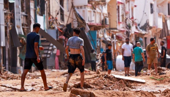 Destruction in Derna