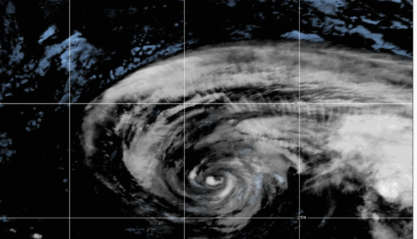 NESDIS via NOAA Satellite View of Hurricane Margot as of September 15