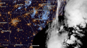 NESDIS via NOAA Satellite View as of September 18, 2023. Weather in Georgia and Carolinas