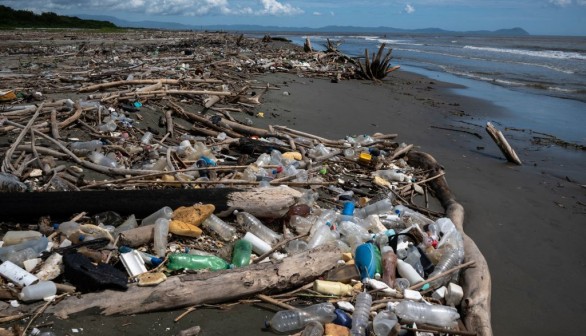 Plastic pollution in oceans