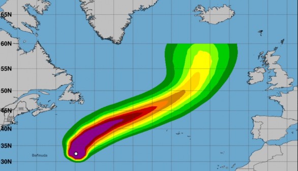Tropical-Storm-Force Winds of Hurricane Nigel