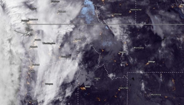  NESDIS via NOAA Satellite View as of September 25, 2023