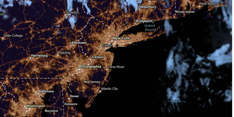NESDIS via NOAA Satellite View as of October 3, 2023