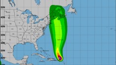 latest wind speed probabilities of Tropical Storm Philippe