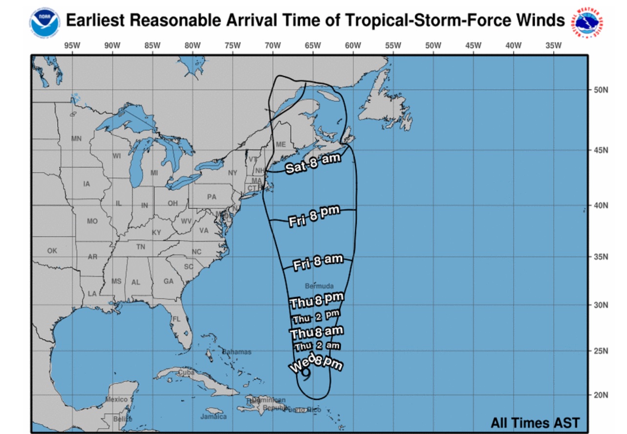 Tropical Storm Philippe's Effects To Be Felt In Bermuda, Complex