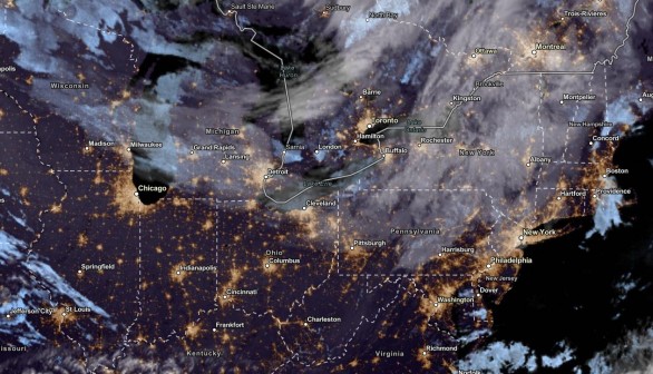 NESDIS via NOAA Satellite View as of October 11, 2023