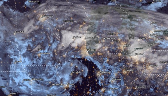 NESDIS via NOAA Satellite View as of October 14, 2023