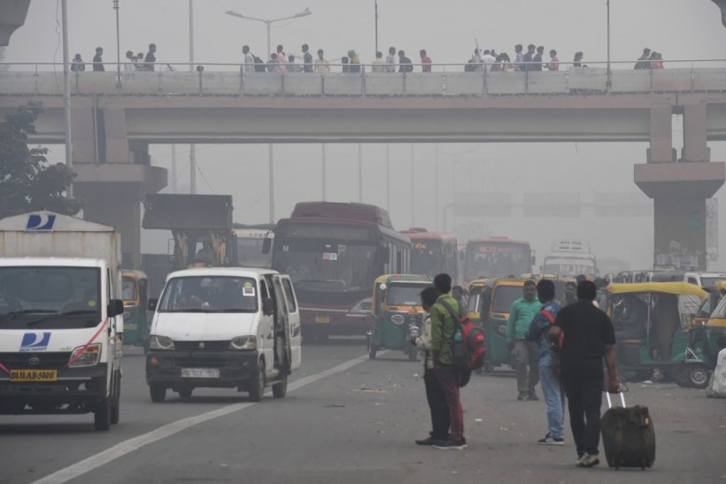 Smoggy conditions from cars