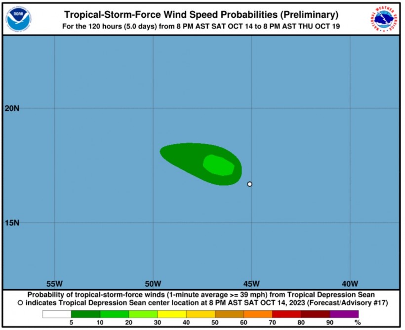Tropical-Storm-Force Winds of Sean