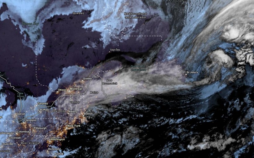 NESDIS via NOAA Satellite View as of October 17, 2023