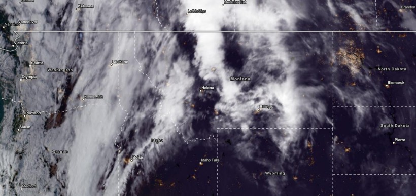  NESDIS via NOAA Satellite View as of October 17, 2023