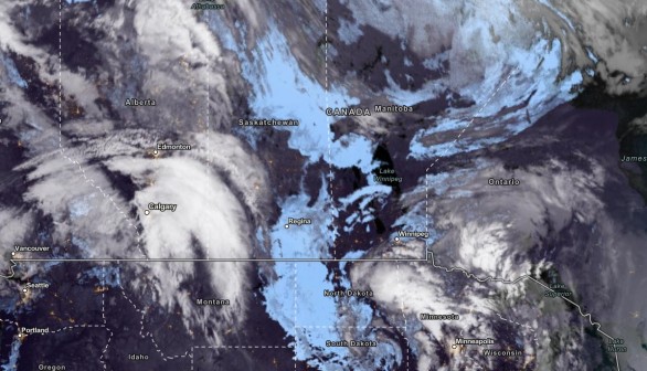  NESDIS via NOAA Satellite View as of October 18, 2023