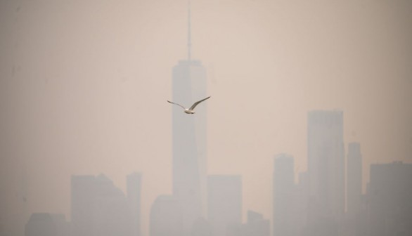 polluted air