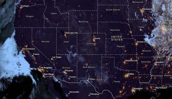 NESDIS via NOAA Satellite View as of October 20, 2023