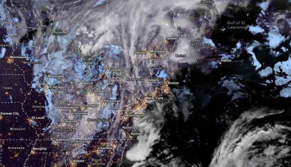 NESDIS via NOAA Satellite View as of October 20, 2023