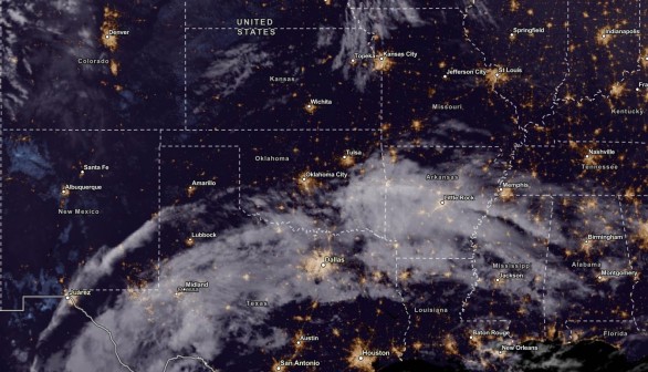 NESDIS via NOAA Satellite View as of October 23, 2023