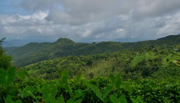 Western Ghat mountains in Kerala's Wayanad District