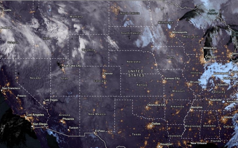NESDIS via NOAA Satellite View as of November 1, 2023