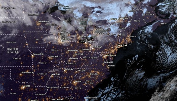 NESDIS via NOAA Satellite View as of November 3, 2023
