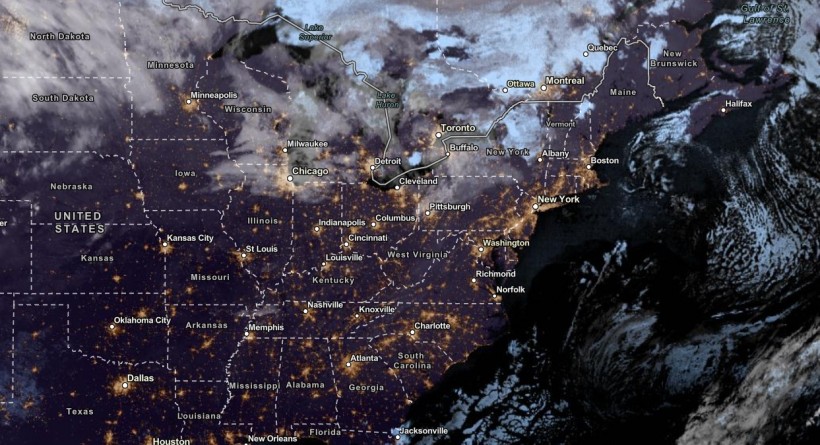 NESDIS via NOAA Satellite View as of November 3, 2023