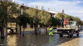 effects of Storm Ciaran in Italy