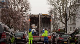 Waste collectors in London