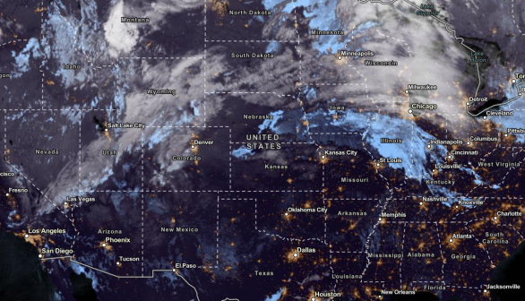 NOAA Satellite View as of November 8, 2023