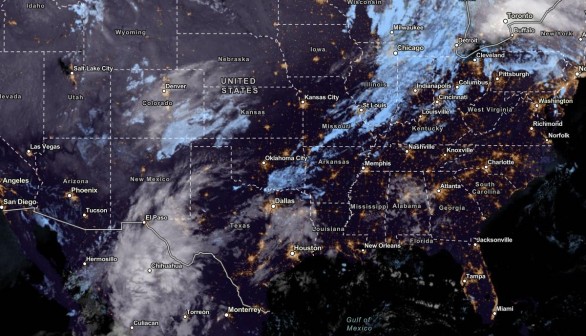 NOAA Satellite View as of November 9, 2023