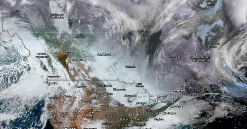 NOAA Satellite View as of November 10, 2023