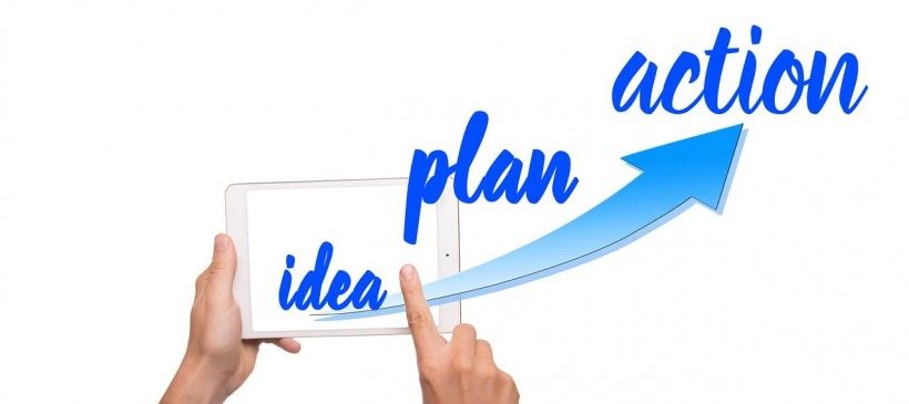 Idea Plan Action royalty-free stock illustration