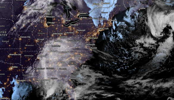 NOAA NESDIS Satellite View as of November 15, 2023