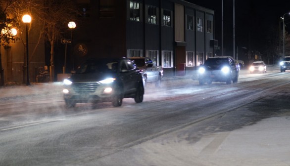 Snow in Anchorage, Alaska