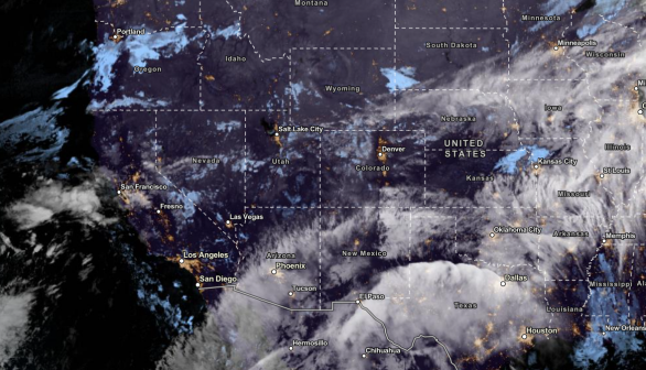 NOAA NESDIS Satellite View as of November 17, 2023