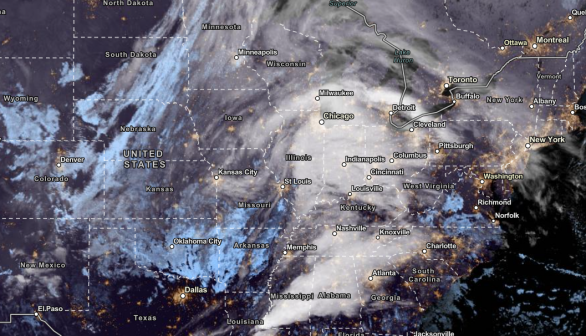  NOAA NESDIS Satellite View as of November 21, 2023