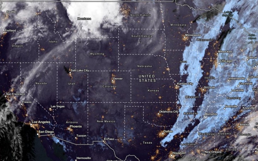 NOAA NESDIS Satellite View as of November 21, 2023