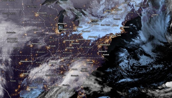 NOAA NESDIS Satellite View as of November 24, 2023